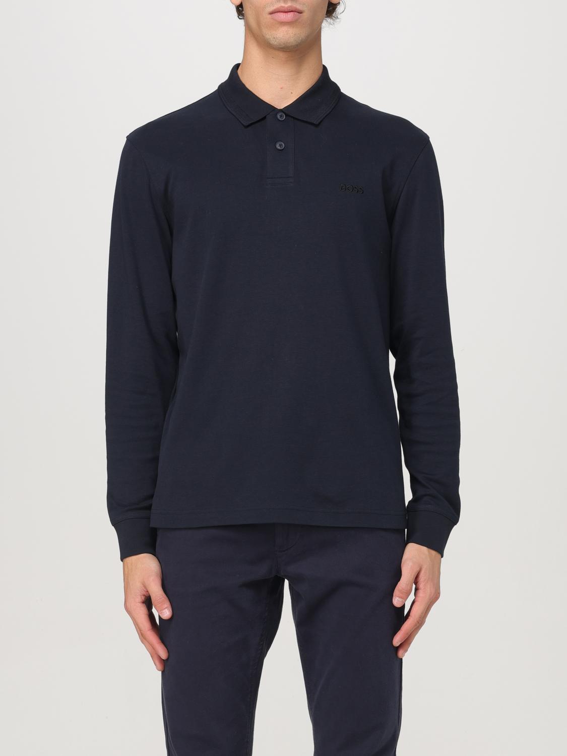 BOSS POLO SHIRT: Polo shirt men Boss, Blue - Img 1