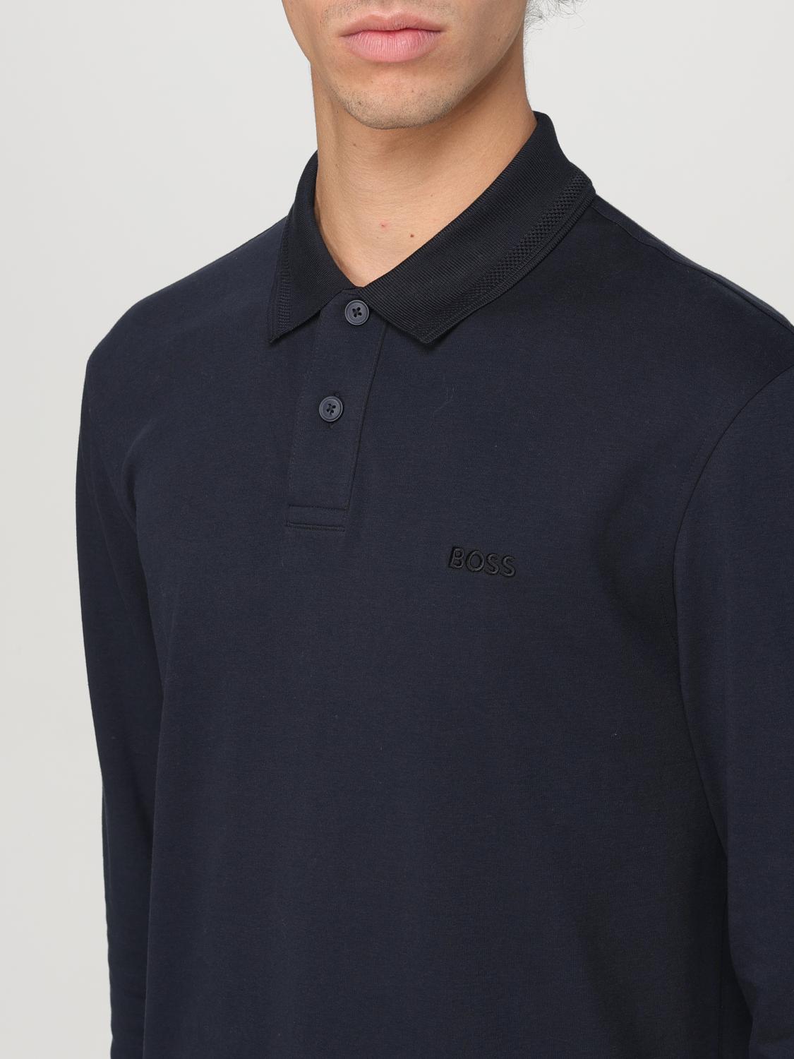 BOSS POLO SHIRT: Polo shirt men Boss, Blue - Img 3