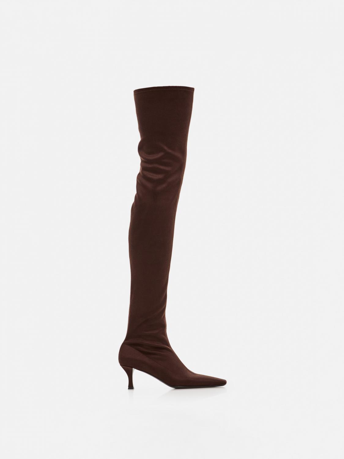 PROENZA SCHOULER BOOTS: Flat ankle boots woman Proenza Schouler, Brown - Img 1