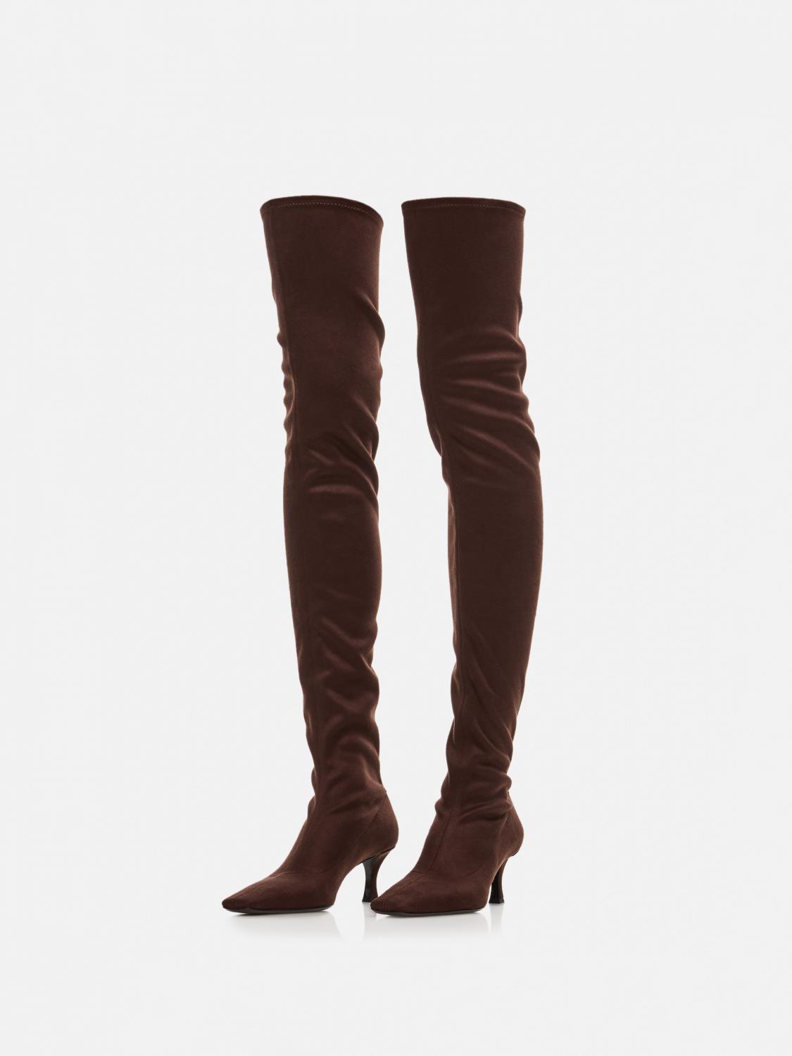 PROENZA SCHOULER BOOTS: Flat ankle boots woman Proenza Schouler, Brown - Img 2