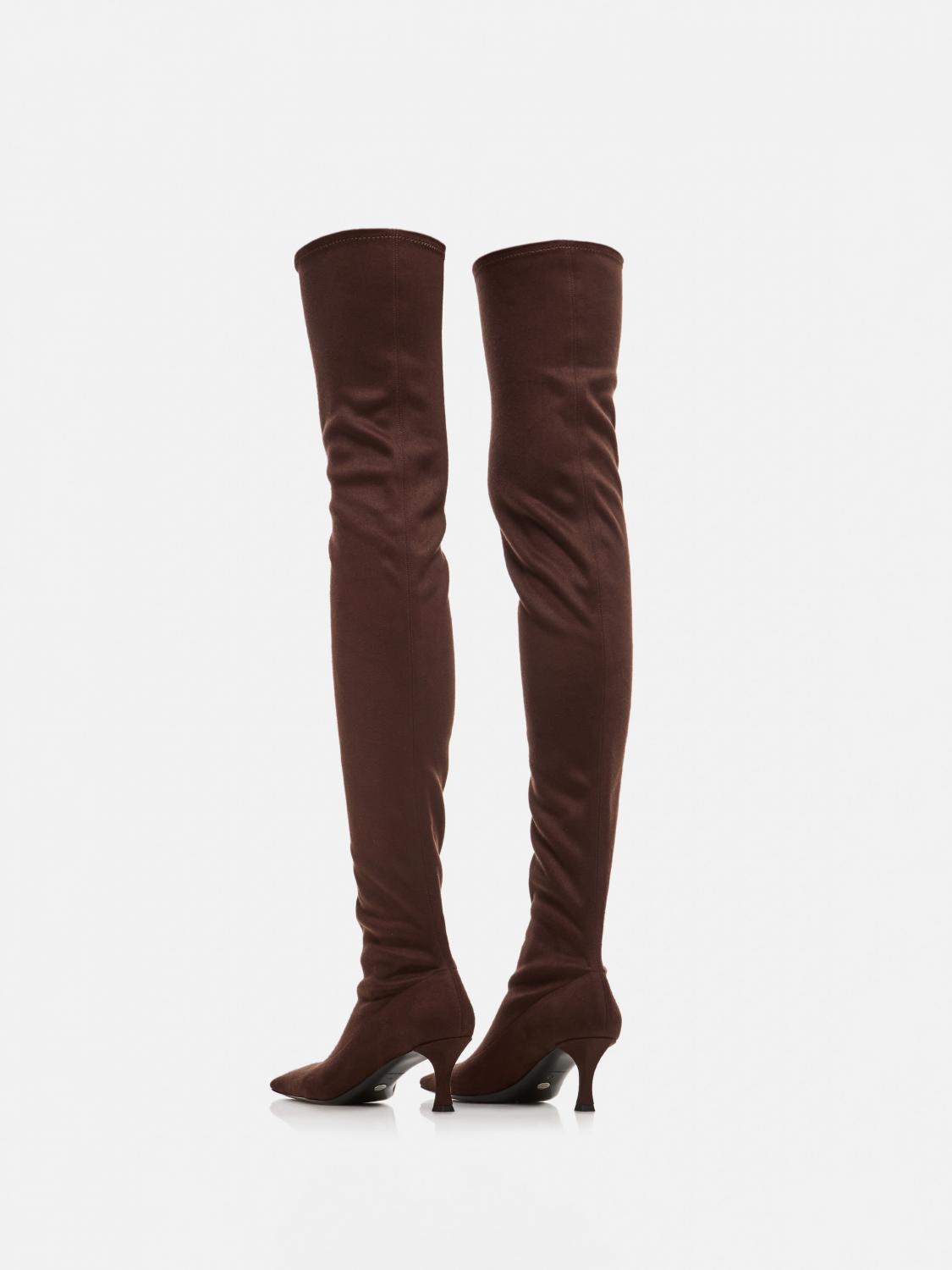 PROENZA SCHOULER BOOTS: Flat ankle boots woman Proenza Schouler, Brown - Img 3