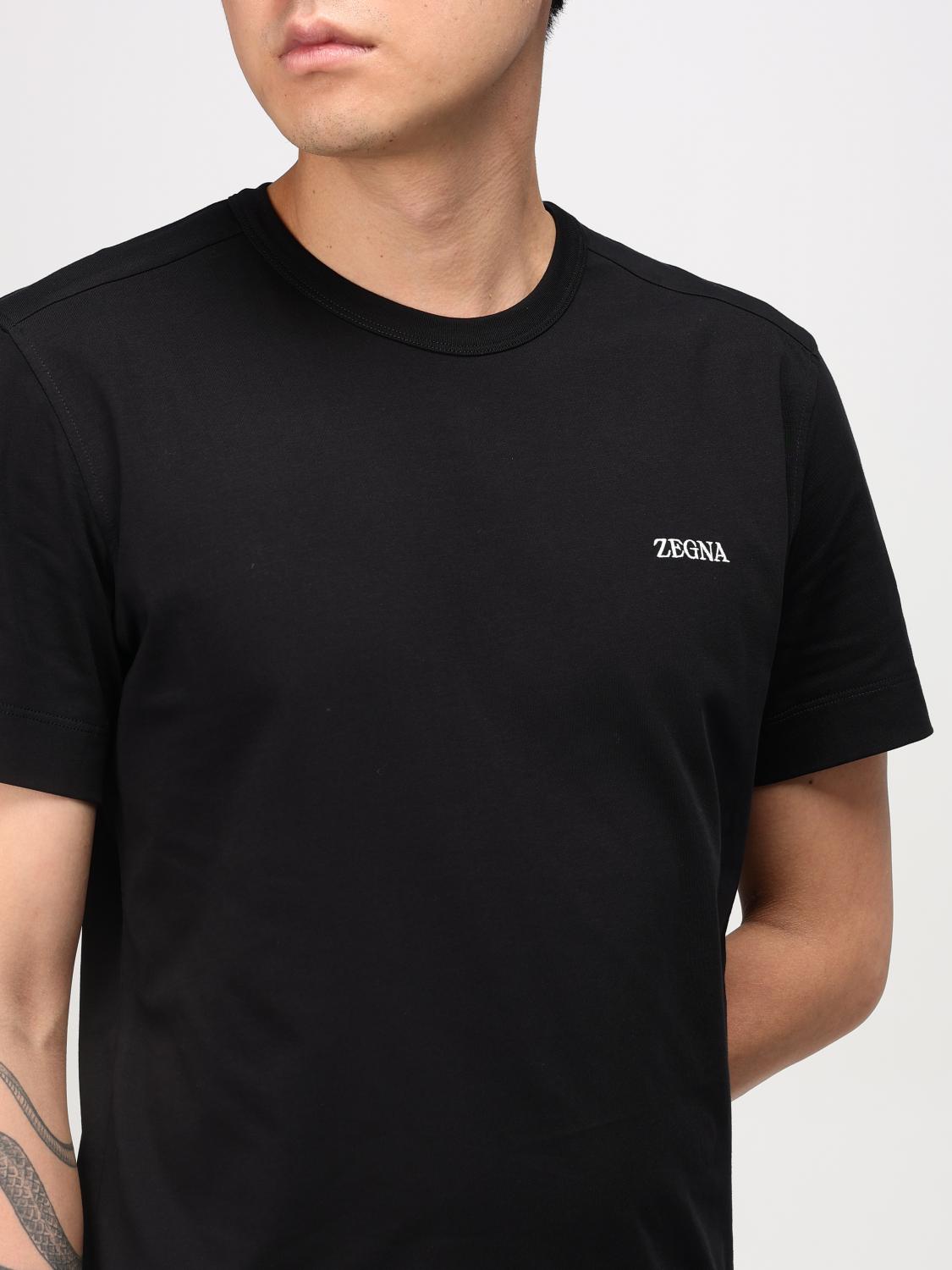 ZEGNA T-SHIRT: T-shirt men Zegna, Black - Img 4