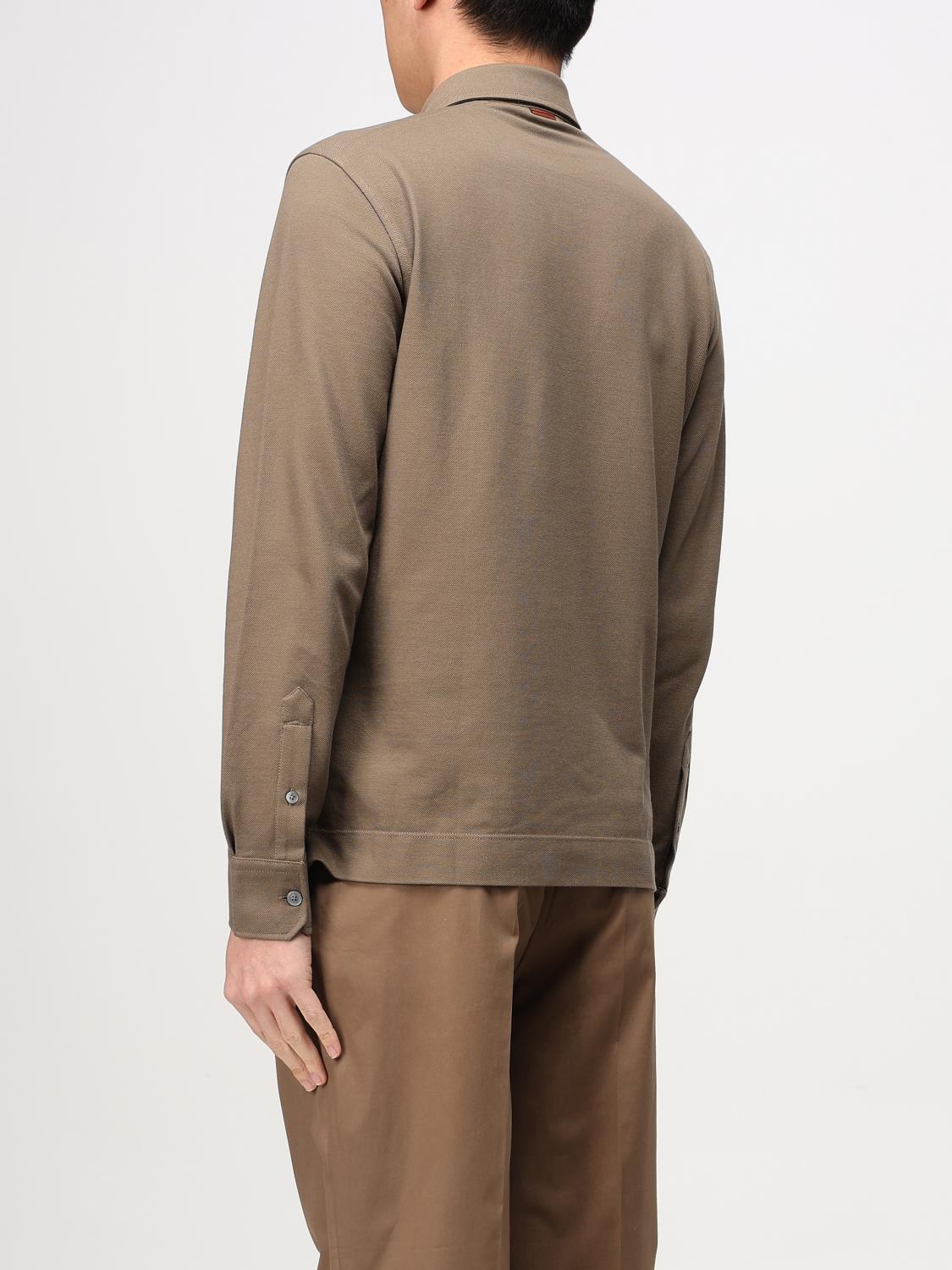 ZEGNA POLO: Polo homme Zegna, Beige - Img 3