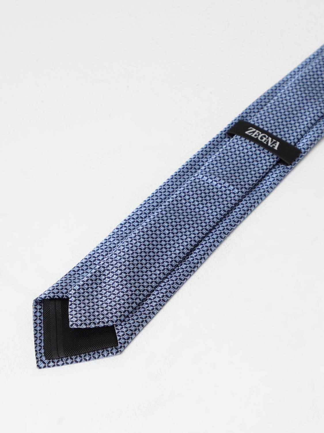 ZEGNA KRAWATTE: Krawatte herren Zegna, Blau - Img 2