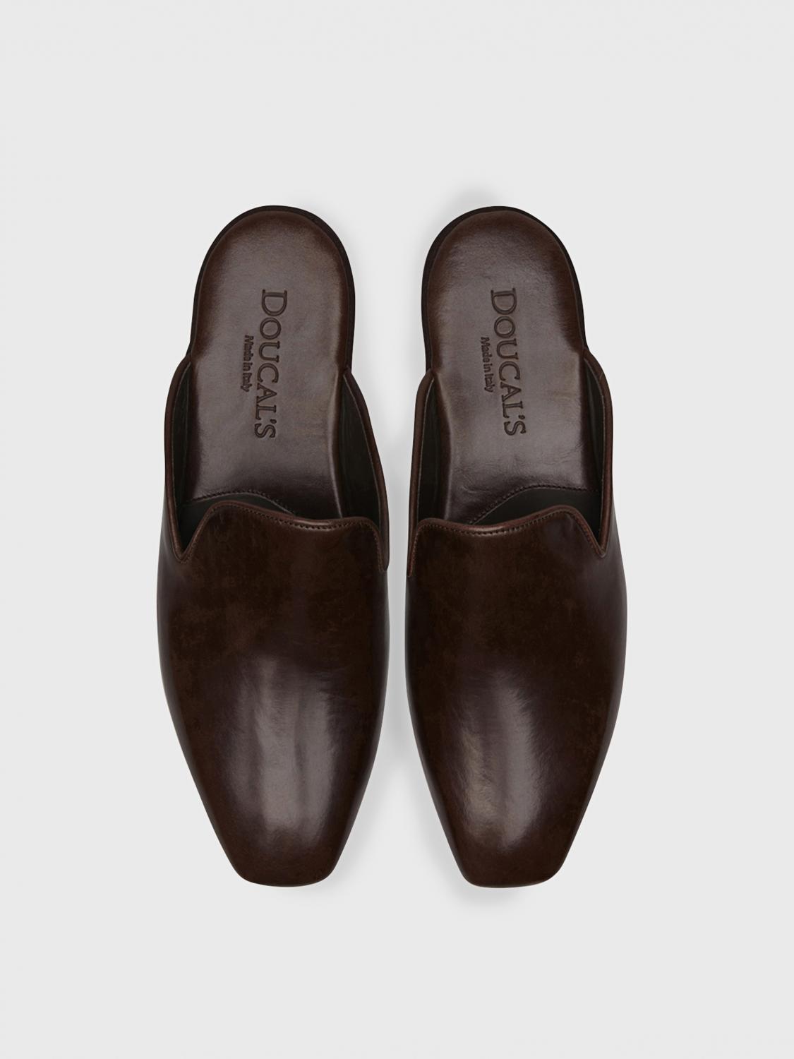 サンダル DOUCAL'S Men Sandals Dark DU2697ECATUF0430 M00 DOUCAL'S: Sandals men - Dark | Doucal's sandals