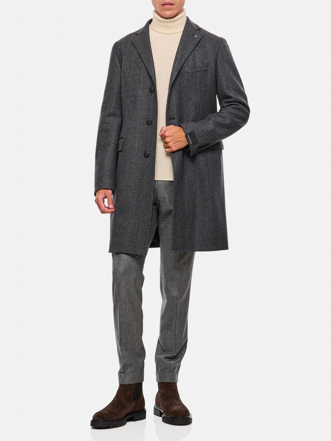 TAGLIATORE COAT: Coat men Tagliatore, Grey - Img 2