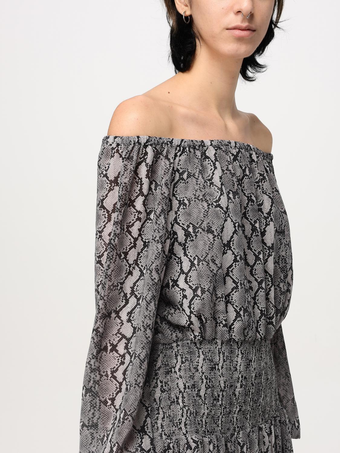 ワンピース Michael Kors Woman Dress Black MF482JCF4N 001 Michael Kors Outlet: Dress woman - Black | Michael Kors