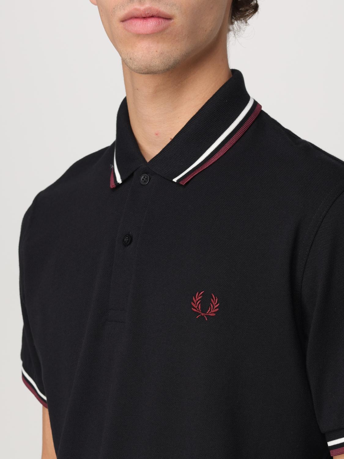 FRED PERRY POLO SHIRT: Polo shirt men Fred Perry, Black - Img 3