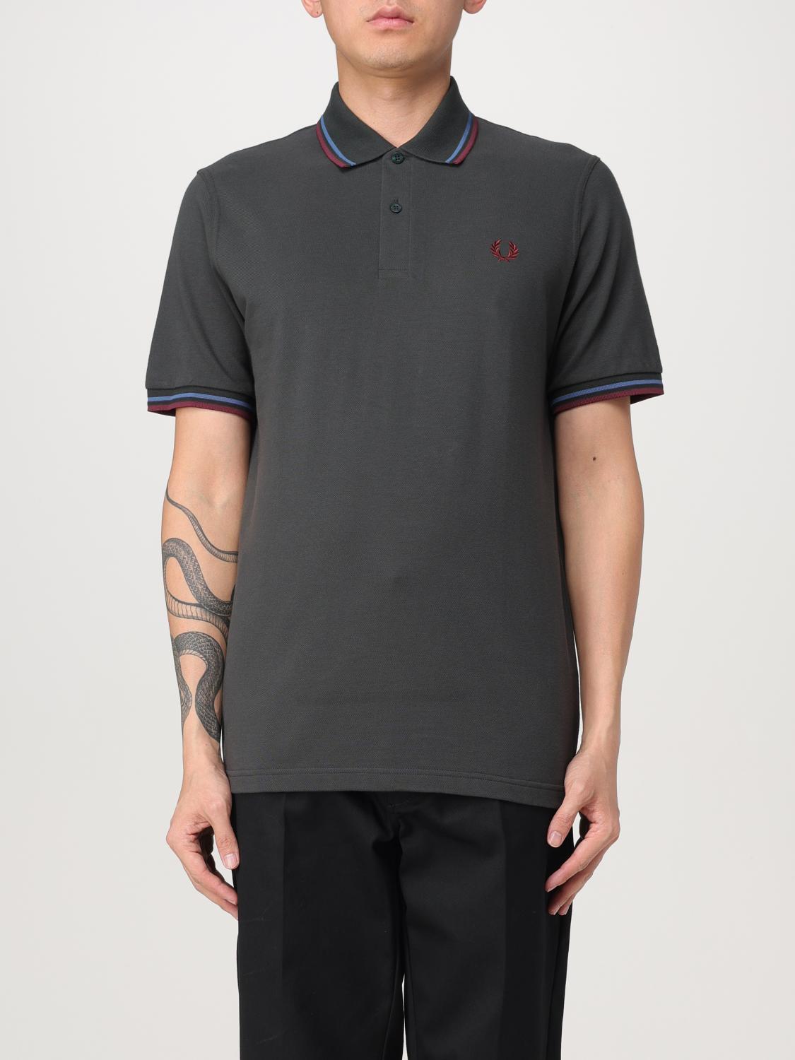 FRED PERRY 폴로 셔츠: 폴로 셔츠 남성 Fred Perry, 그린 - Img 1