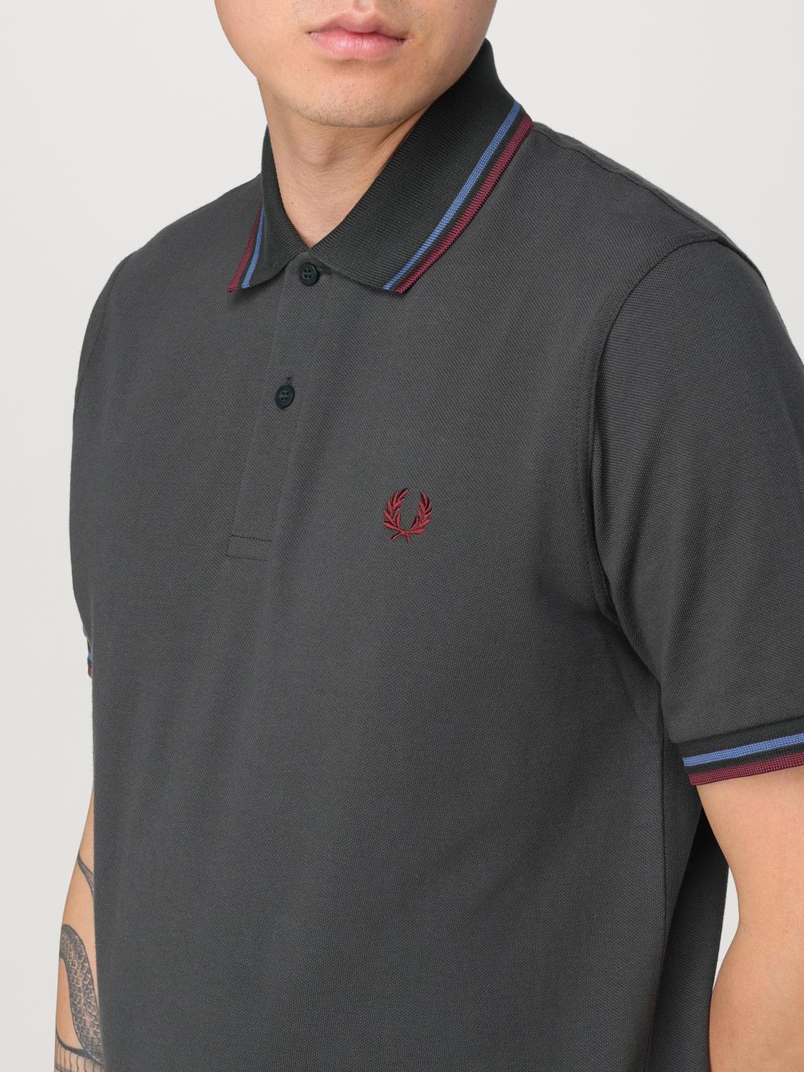 FRED PERRY 폴로 셔츠: 폴로 셔츠 남성 Fred Perry, 그린 - Img 3