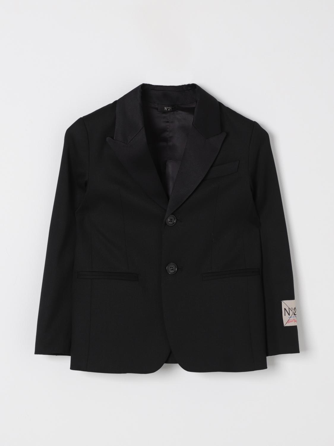 N° 21 BLAZER: Jacket kids N° 21, Black - Img 1