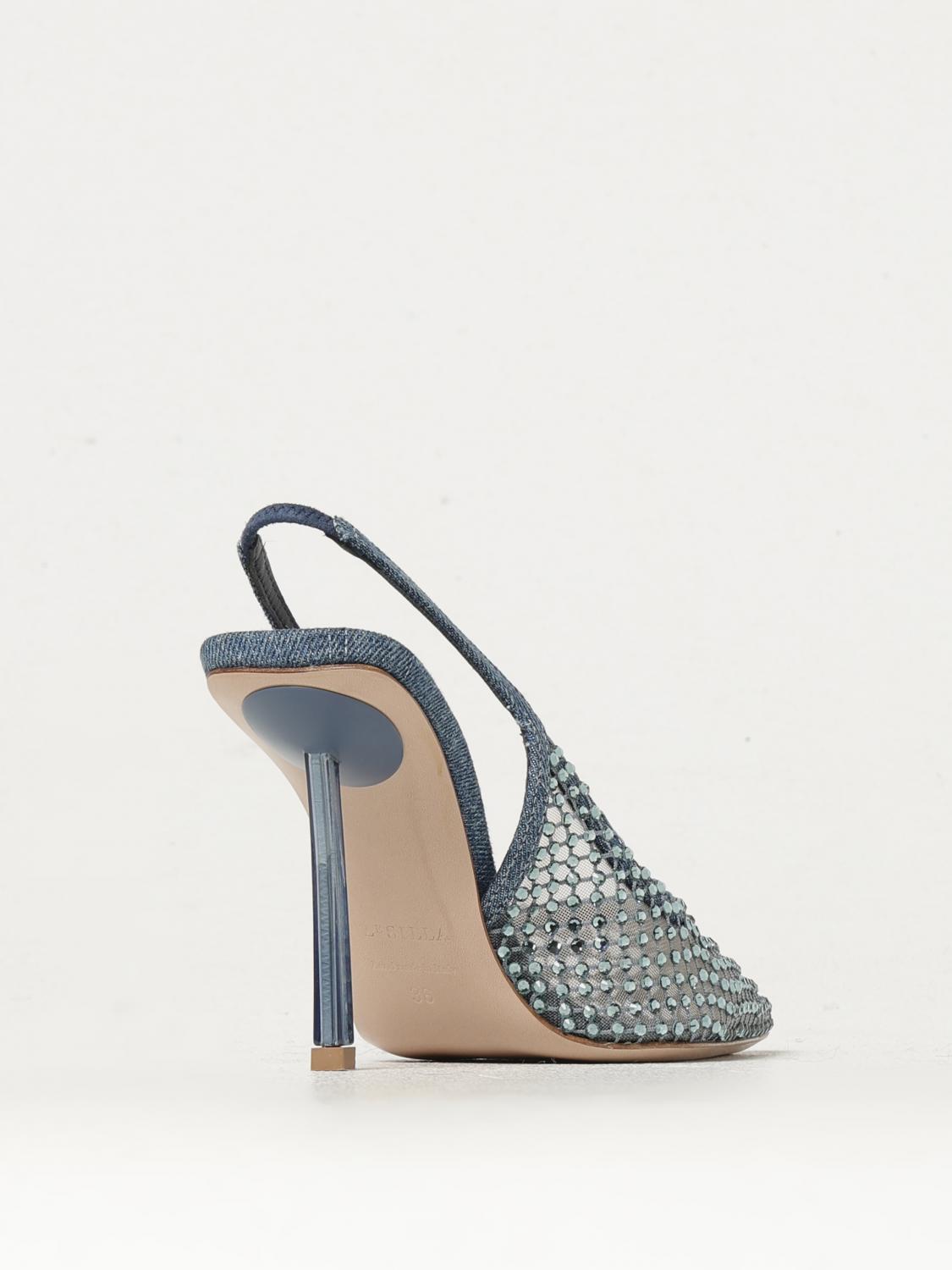 LE SILLA HEELED SANDALS: Heeled sandals woman Le Silla, Blue - Img 3