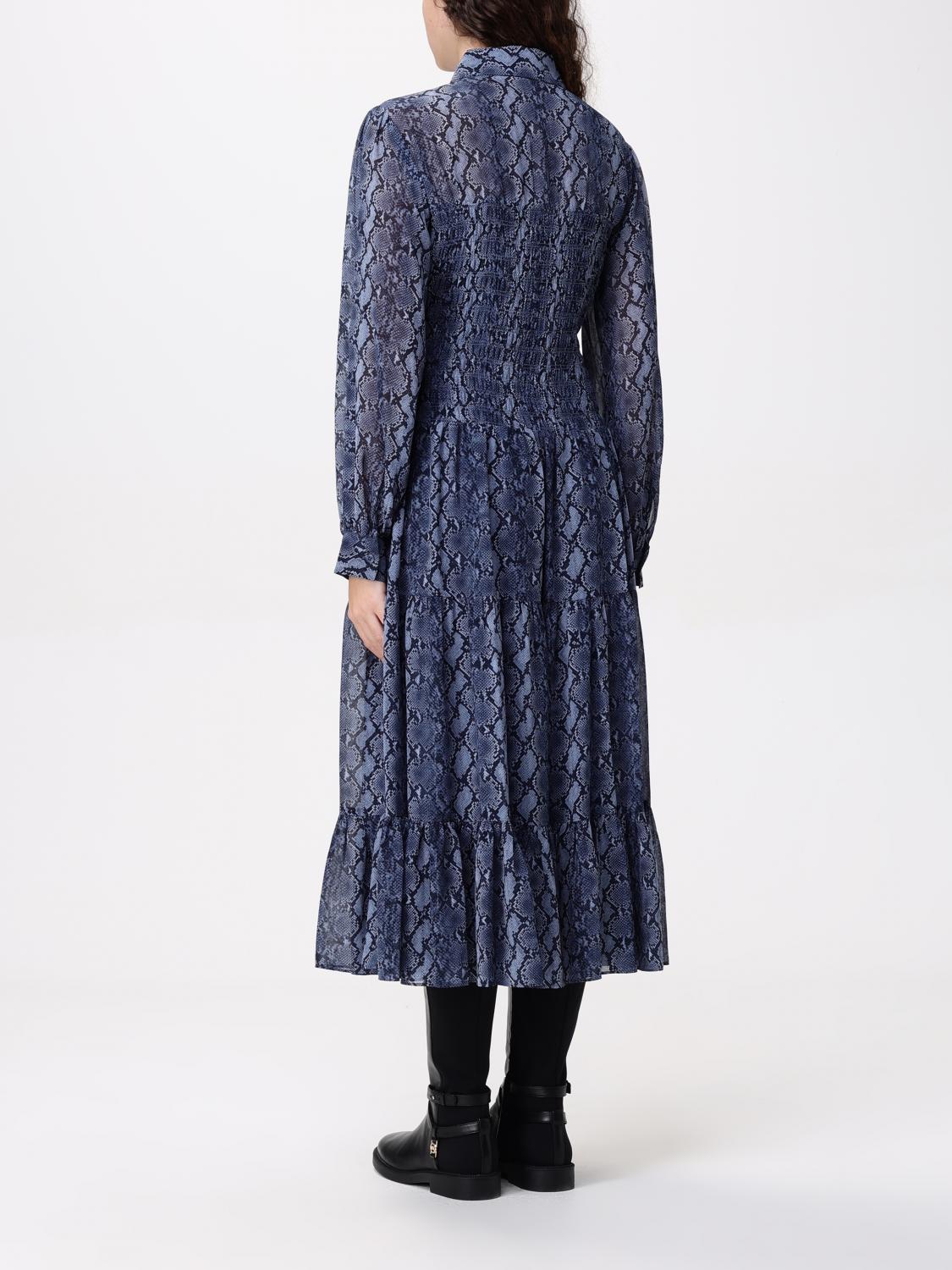 michael kors blue dresses Michael Kors Cady Crepe Flutter Sleeve Dress main image 1