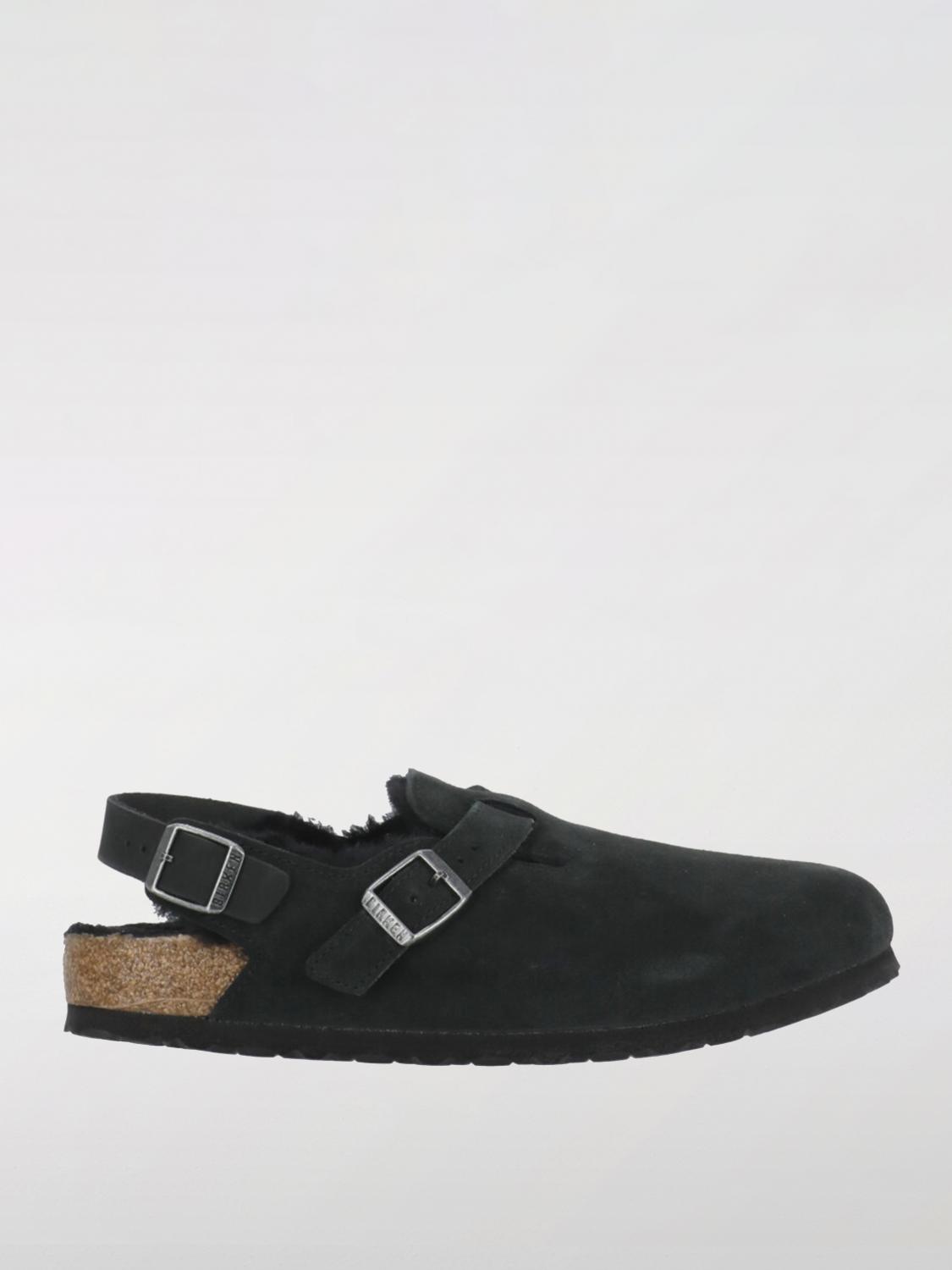 BIRKENSTOCK FLAT SHOES: Shoes woman Birkenstock, Black - Img 1