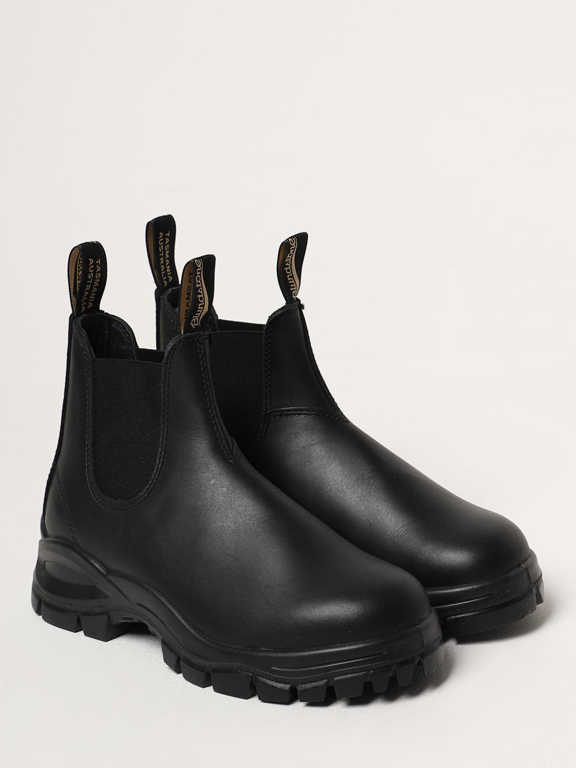 BLUNDSTONE FLAT ANKLE BOOTS: Shoes woman Blundstone, Black - Img 2