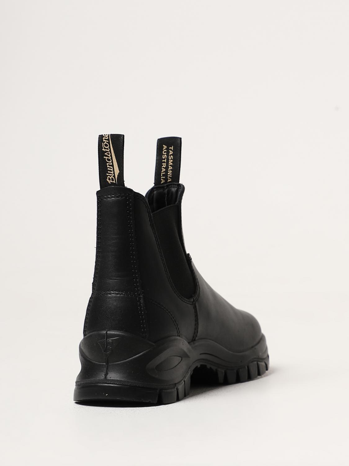 BLUNDSTONE FLAT ANKLE BOOTS: Shoes woman Blundstone, Black - Img 3