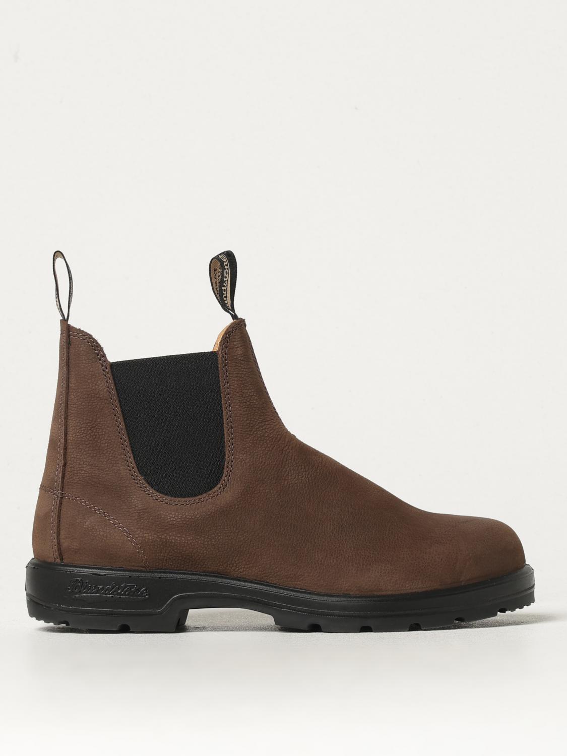 BLUNDSTONE STIVALETTI: Stivaletto 1606 Blundstone in nabuk , Marrone - Img 1