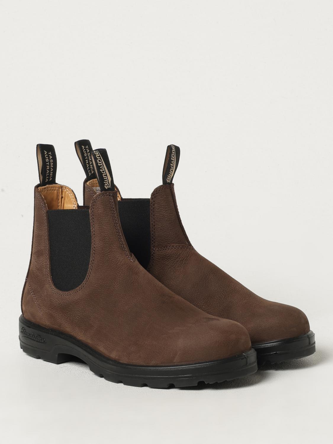 BLUNDSTONE STIVALETTI: Stivaletto 1606 Blundstone in nabuk , Marrone - Img 2