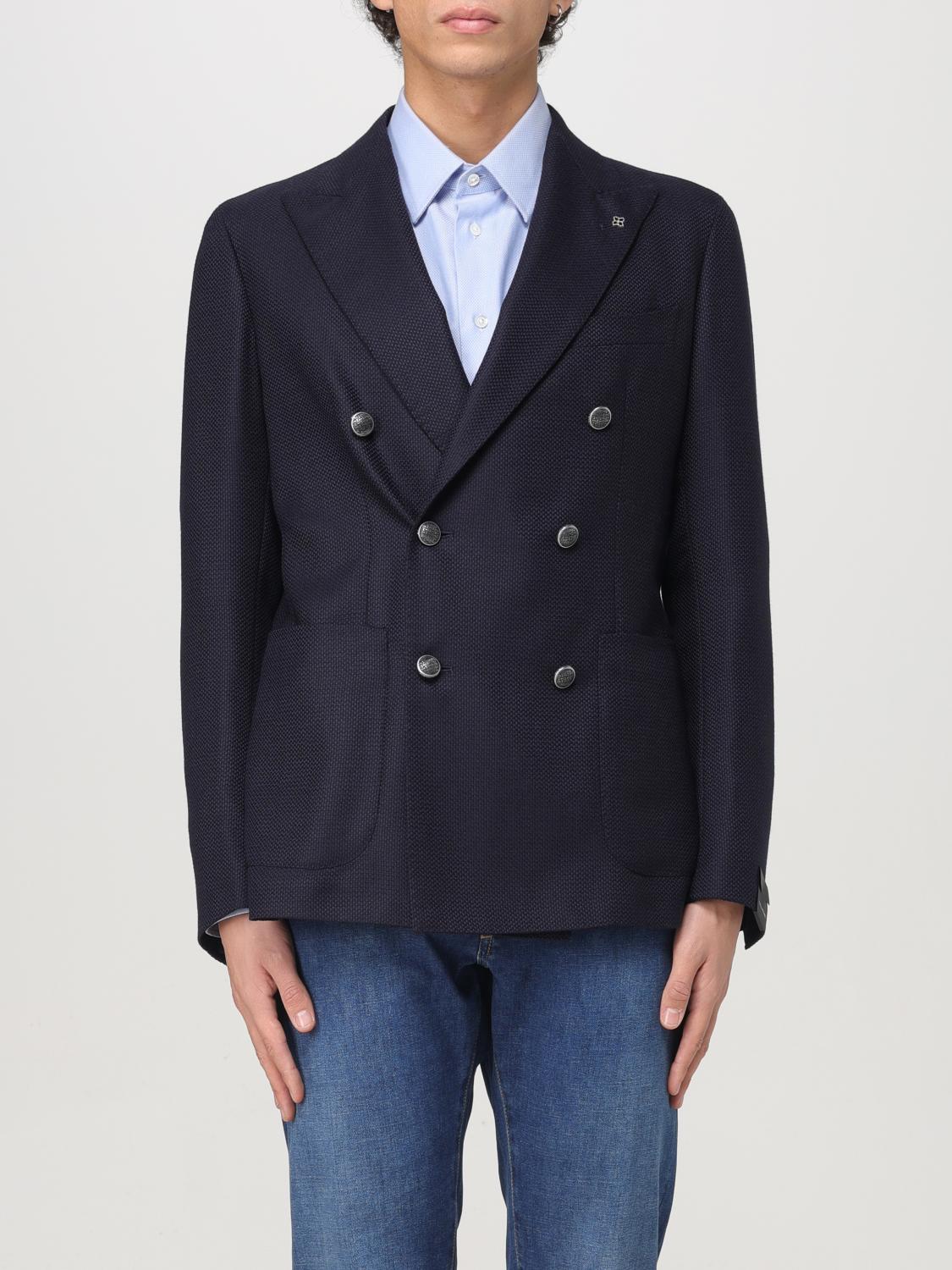 TAGLIATORE BLAZER: Tagliatore men's blazer, Blue - Img 1