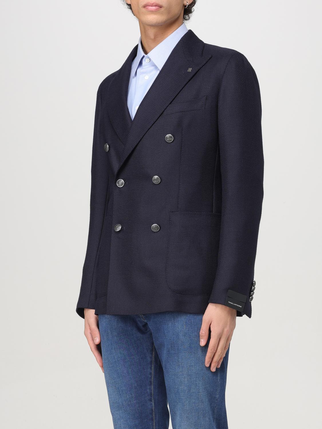 TAGLIATORE BLAZER: Tagliatore men's blazer, Blue - Img 3