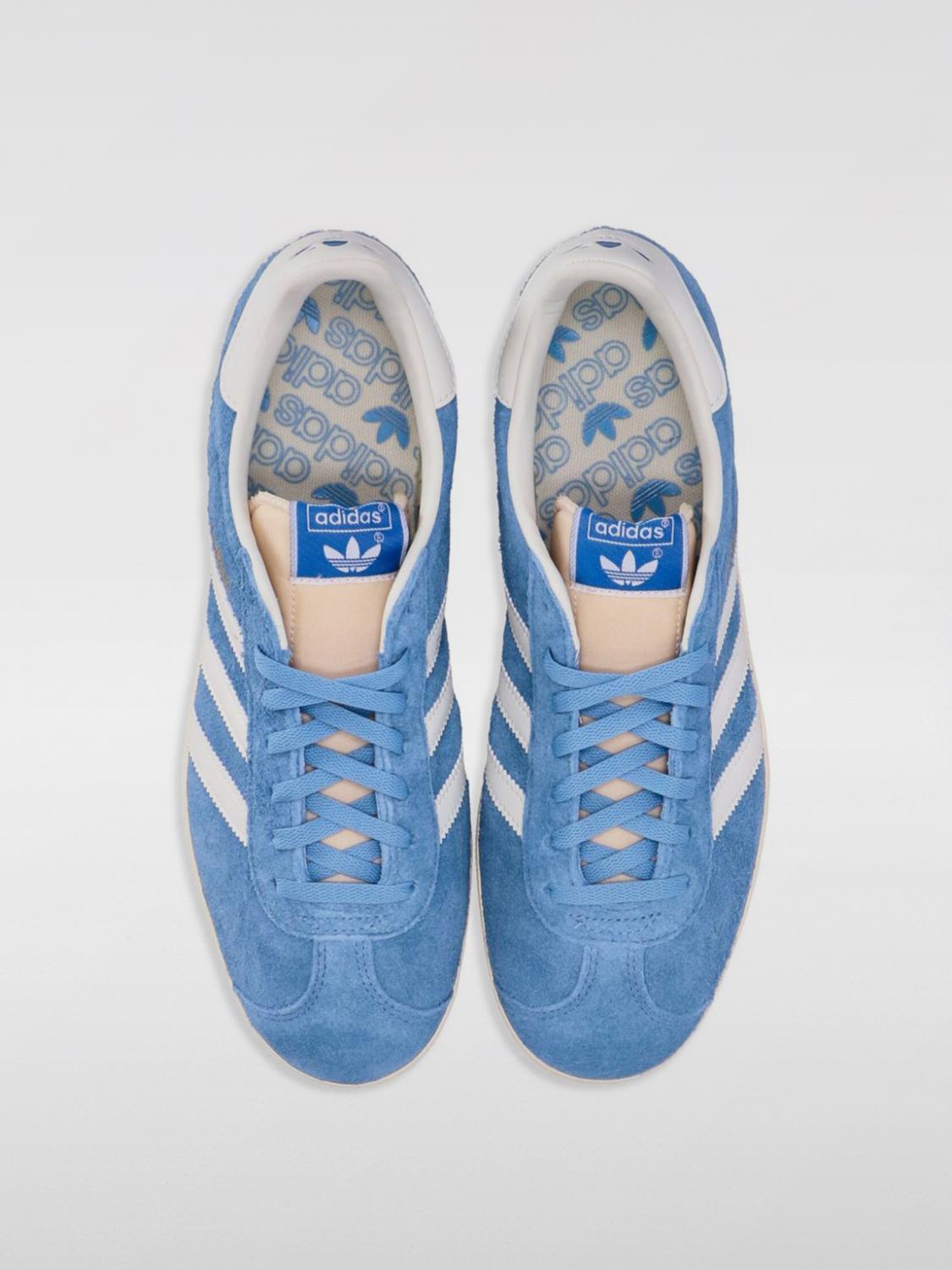 ADIDAS ORIGINALS SNEAKERS: Sneakers Gazelle Adidas Originals in camoscio , Blue - Img 4