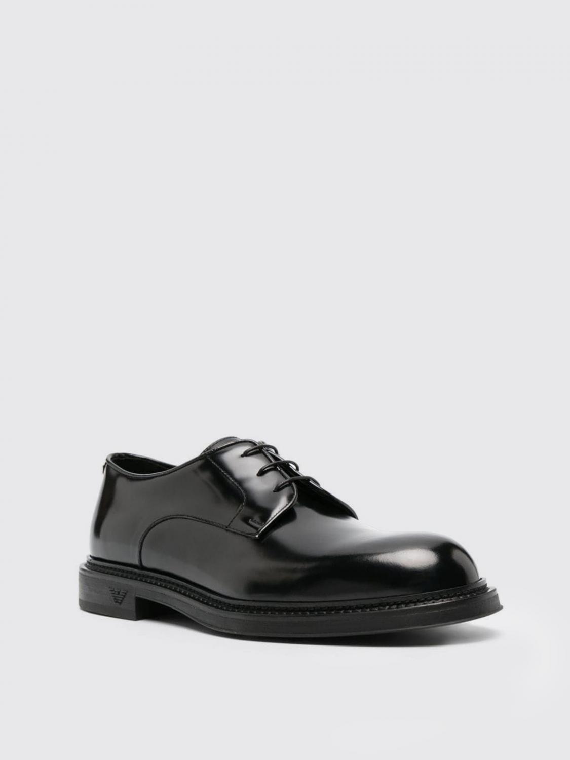 EMPORIO ARMANI BROGUE SHOES: Shoes men Emporio Armani, Black - Img 2