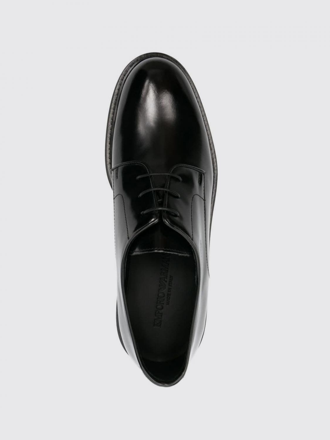 EMPORIO ARMANI BROGUE SHOES: Shoes men Emporio Armani, Black - Img 4