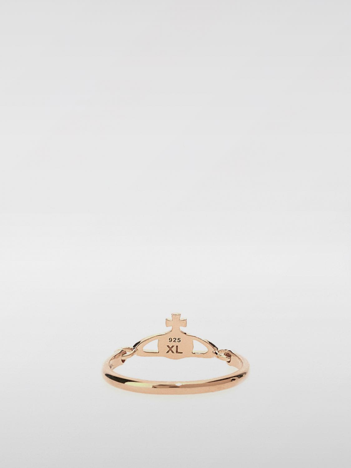 VIVIENNE WESTWOOD GIOIELLI: Anello Vendome Vivienne Westwood in argento riciclato, Oro - Img 2