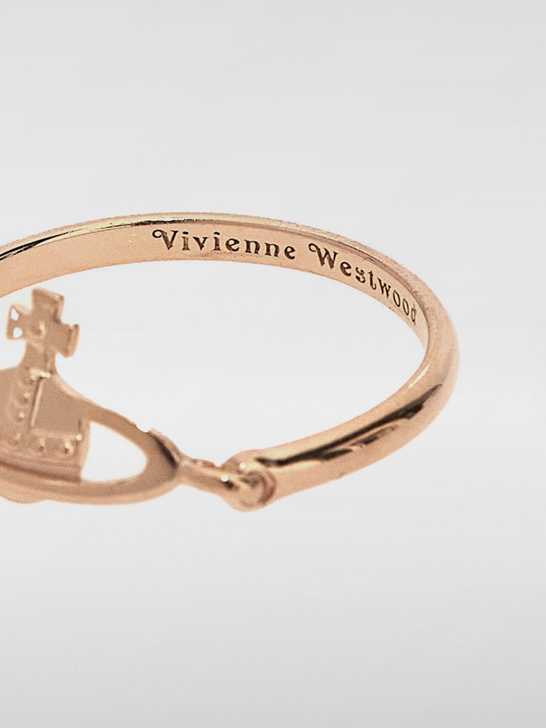 VIVIENNE WESTWOOD GIOIELLI: Anello Vendome Vivienne Westwood in argento riciclato, Oro - Img 3