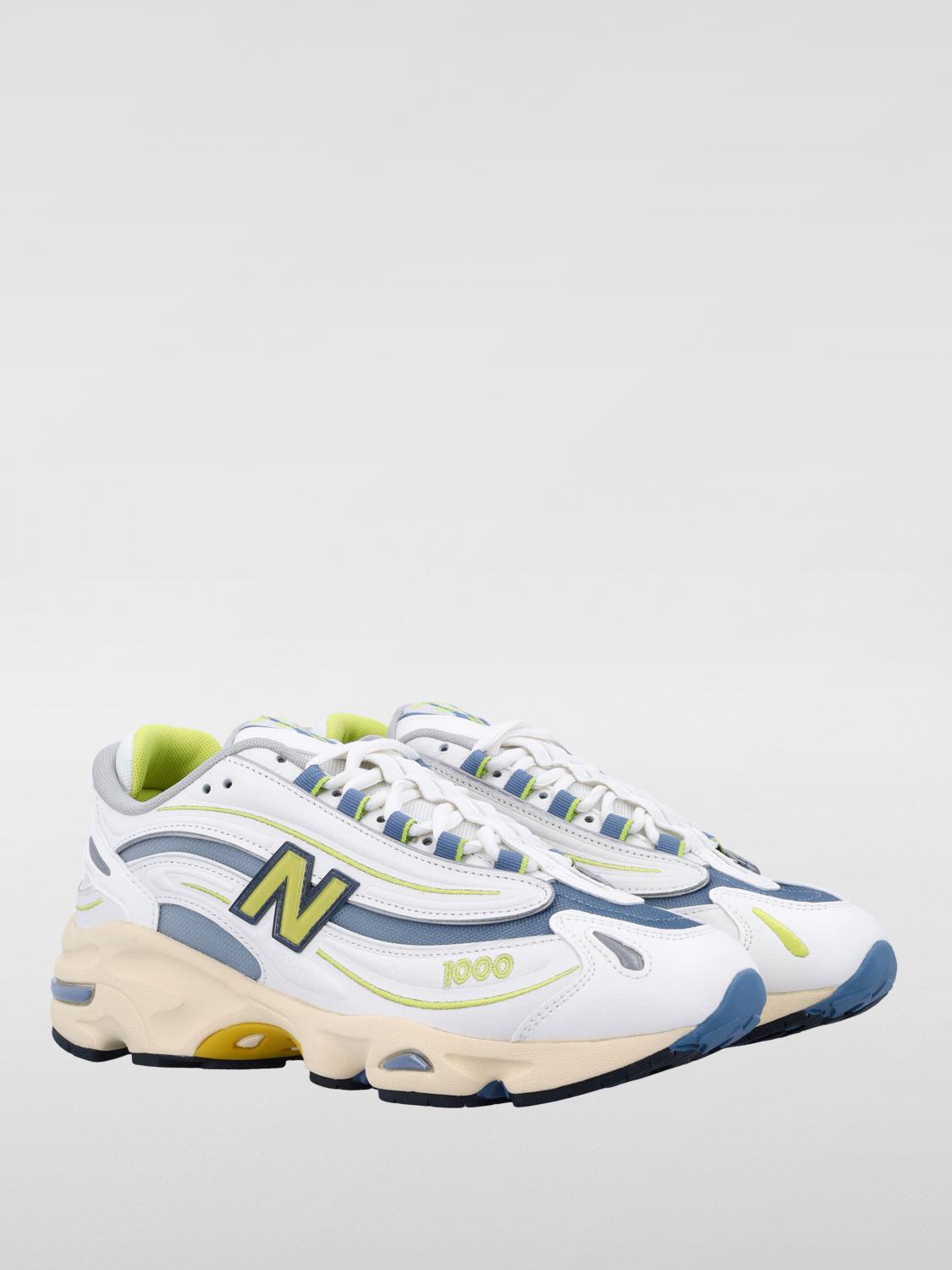 NEW BALANCE SNEAKERS: Sneakers 1000 New Balance in pelle e mesh , Bianco - Img 2