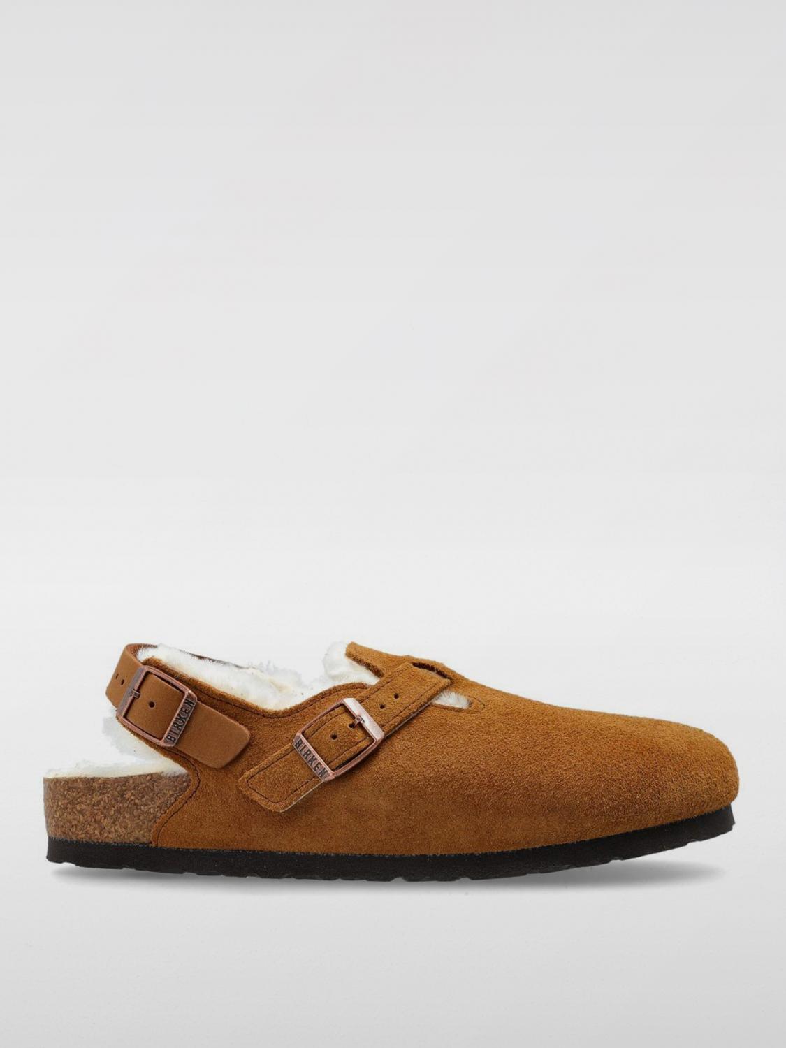 BIRKENSTOCK FLAT SHOES: Shoes woman Birkenstock, Camel - Img 1