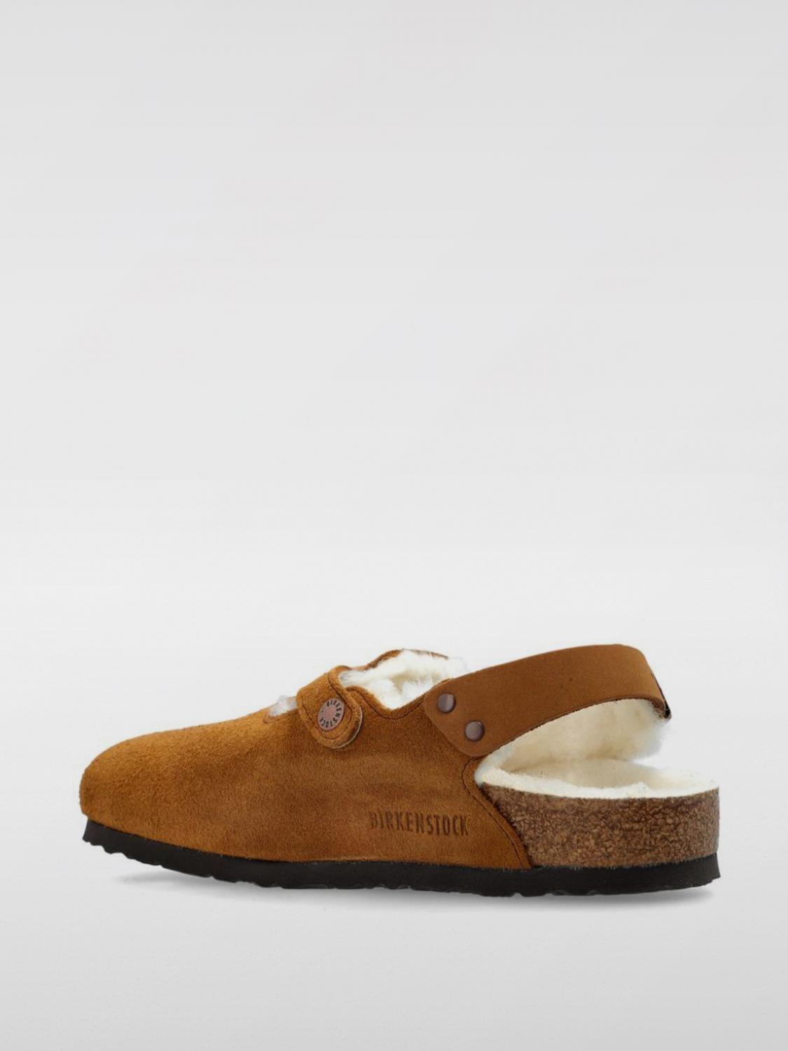 BIRKENSTOCK FLAT SHOES: Shoes woman Birkenstock, Camel - Img 3