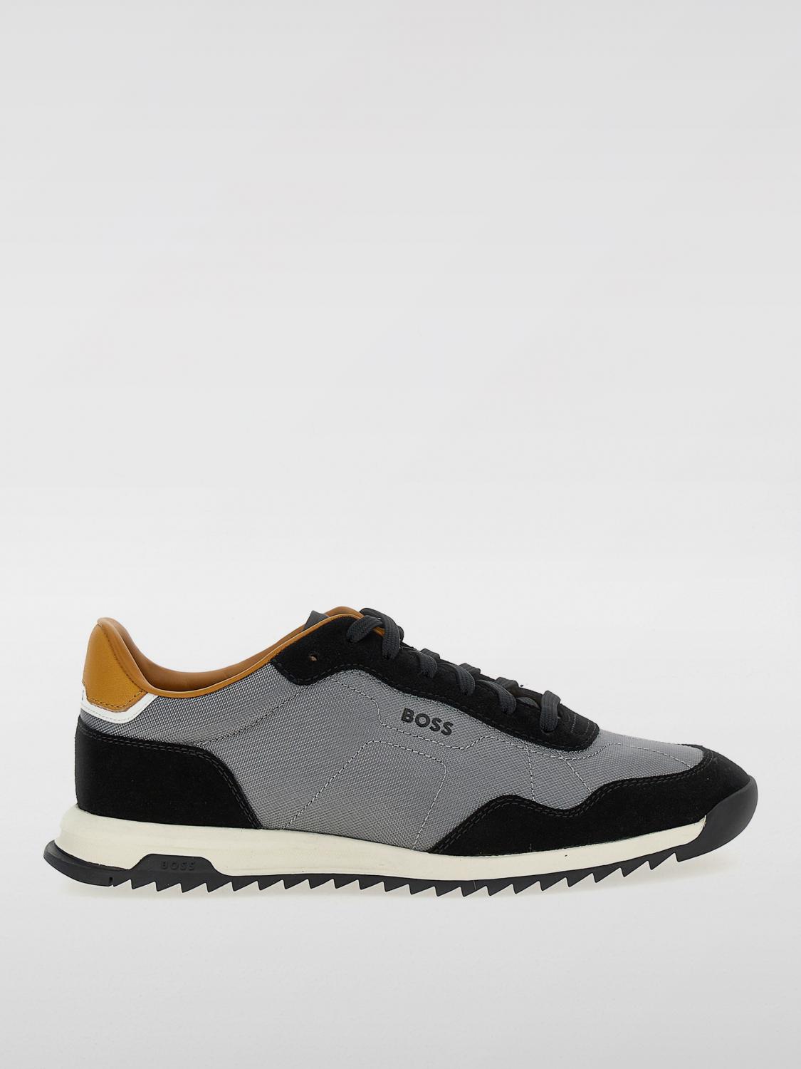 BOSS SNEAKERS: Sneakers men Boss, Grey - Img 1