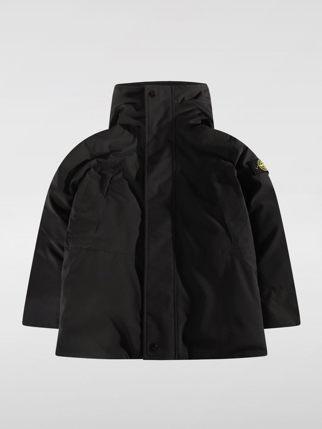 STONE ISLAND 코트: 코트 남아 Stone Island, 블랙 - Img 1