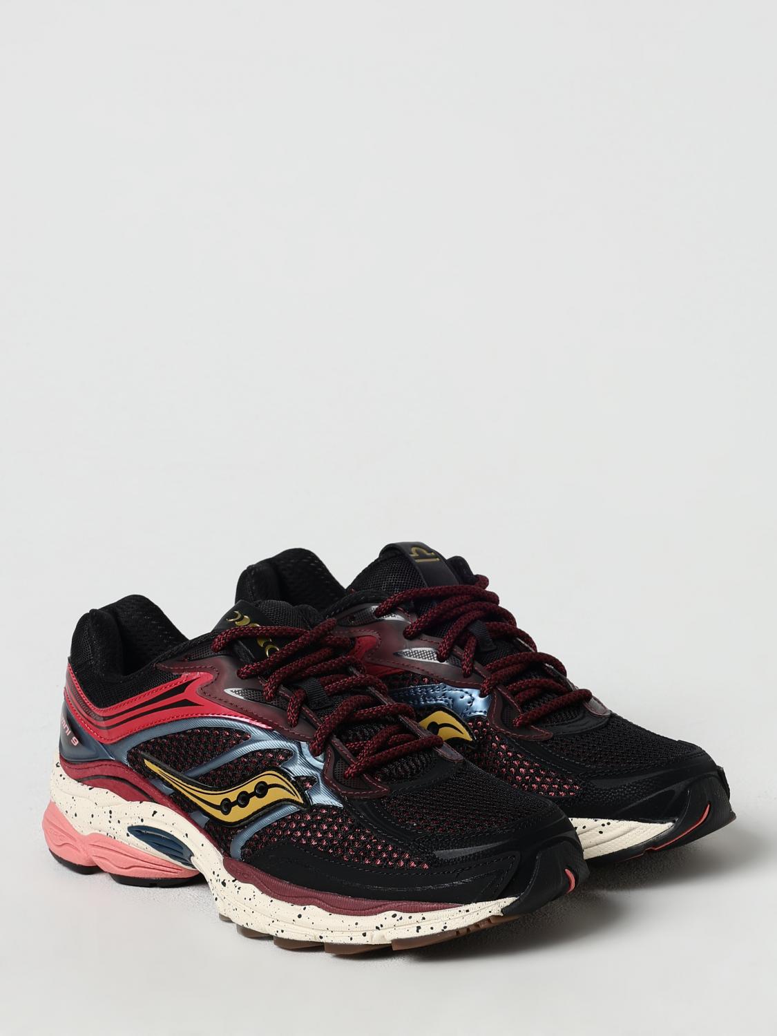 SAUCONY SNEAKERS: Sneakers Grid Shadow 2 Saucony in mesh e gomma, Rosso - Img 2