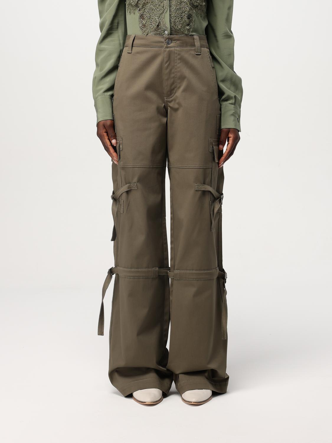 ERMANNO SCERVINO PANTS: Pants woman Ermanno Scervino, Green - Img 1