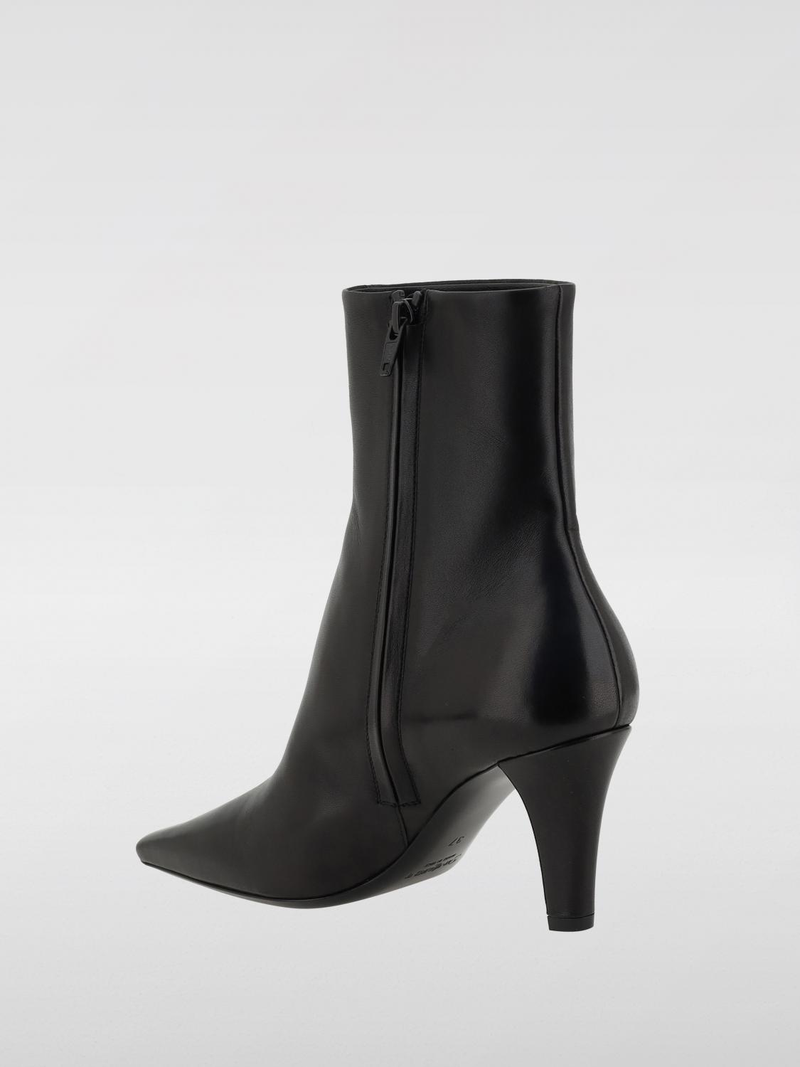 SAINT LAURENT STIVALETTI: Stivaletto Jill Saint Laurent in pelle, Nero - Img 3