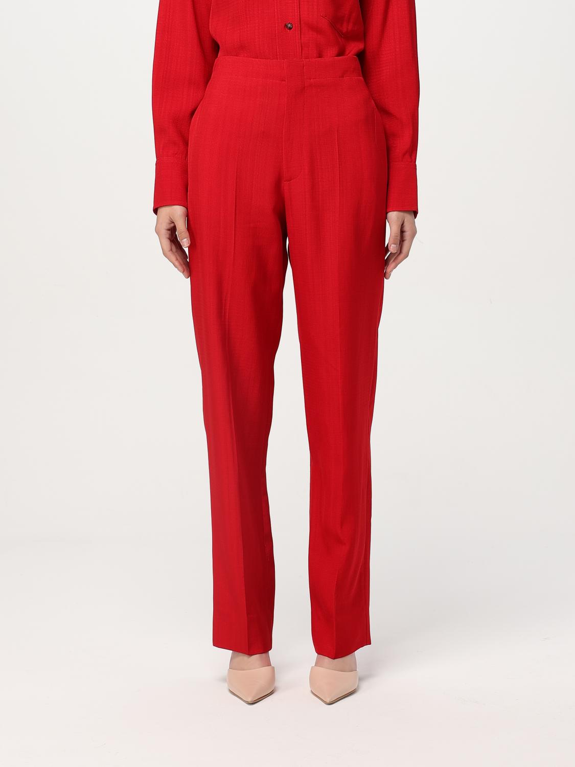 VICTORIA VICTORIA BECKHAM PANTS: Pants woman Victoria Victoria Beckham, Red - Img 1