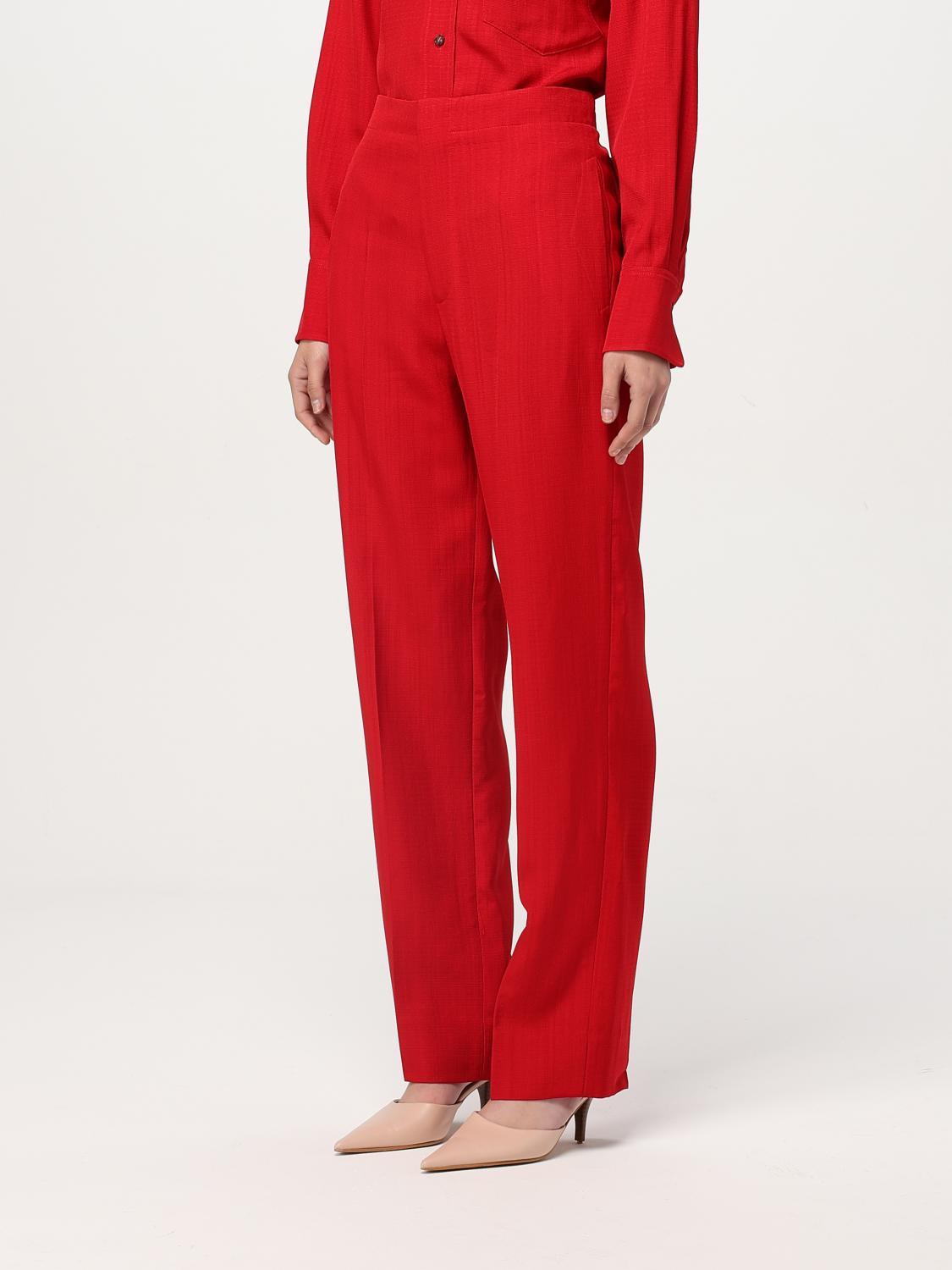 VICTORIA VICTORIA BECKHAM PANTS: Pants woman Victoria Victoria Beckham, Red - Img 4