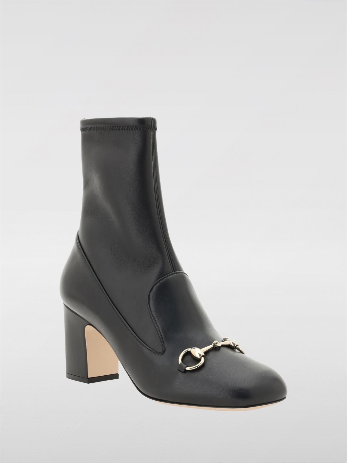 GUCCI BOTINES PLANOS: Botas mujer Gucci, Negro - Img 2