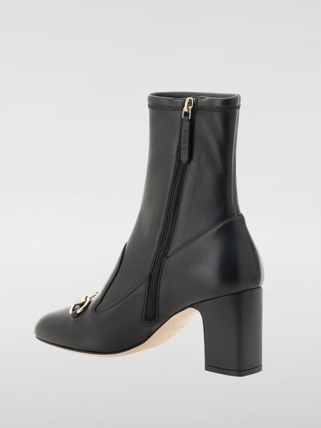 GUCCI BOTINES PLANOS: Botas mujer Gucci, Negro - Img 3