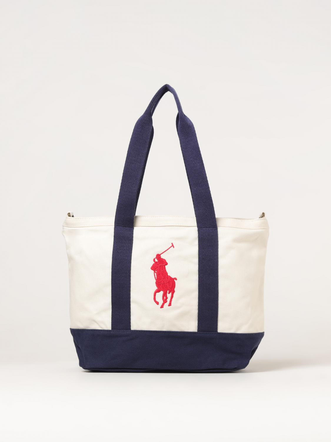 POLO RALPH LAUREN BAG: Bag kids Polo Ralph Lauren, White 1 - Img 1