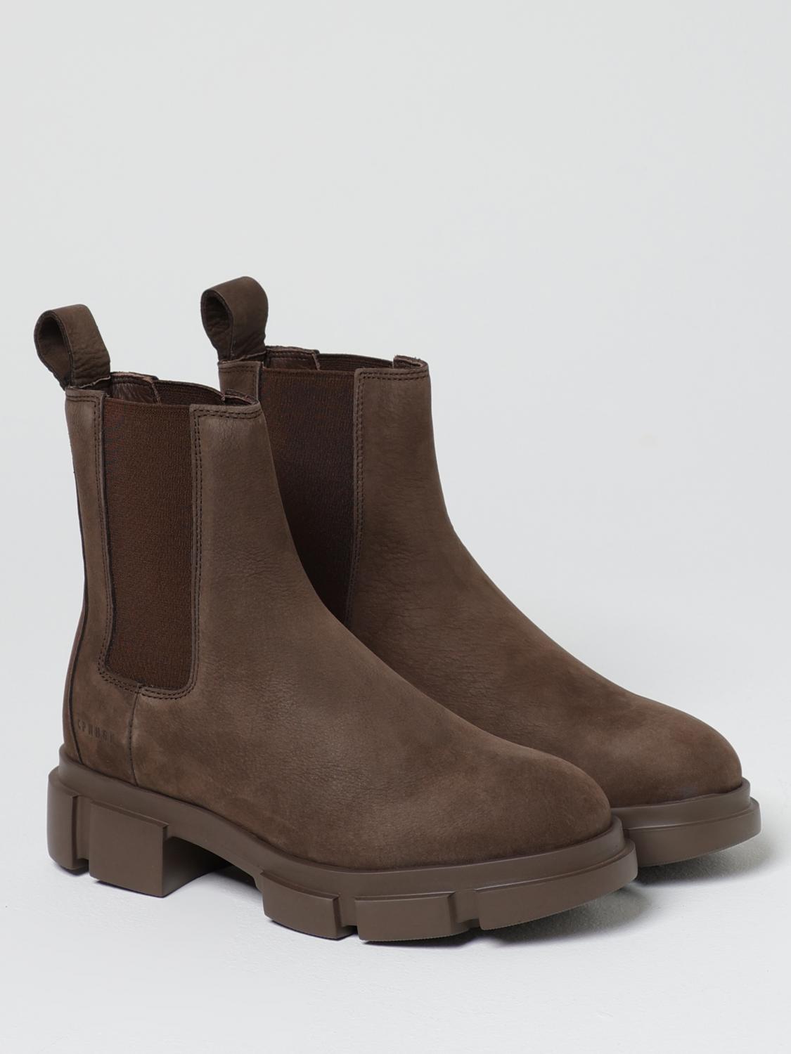 PAIA COPENHAGEN FLAT ANKLE BOOTS: Shoes woman Paia Copenhagen, Brown - Img 2