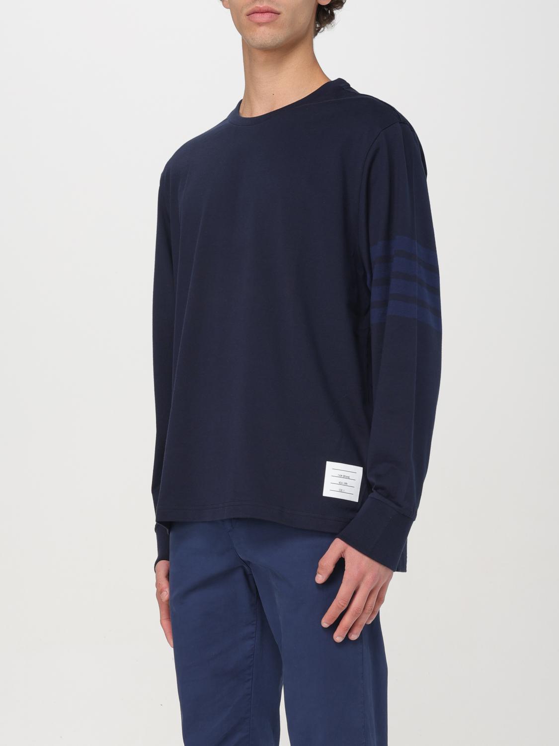 THOM BROWNE T-SHIRT: T-shirt men Thom Browne, Blue - Img 3