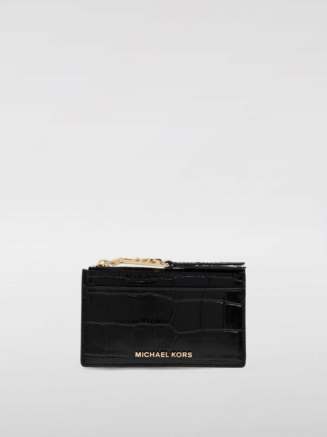 MICHAEL MICHAEL KORS WALLET: Wallet woman Michael Kors, Black - Img 1