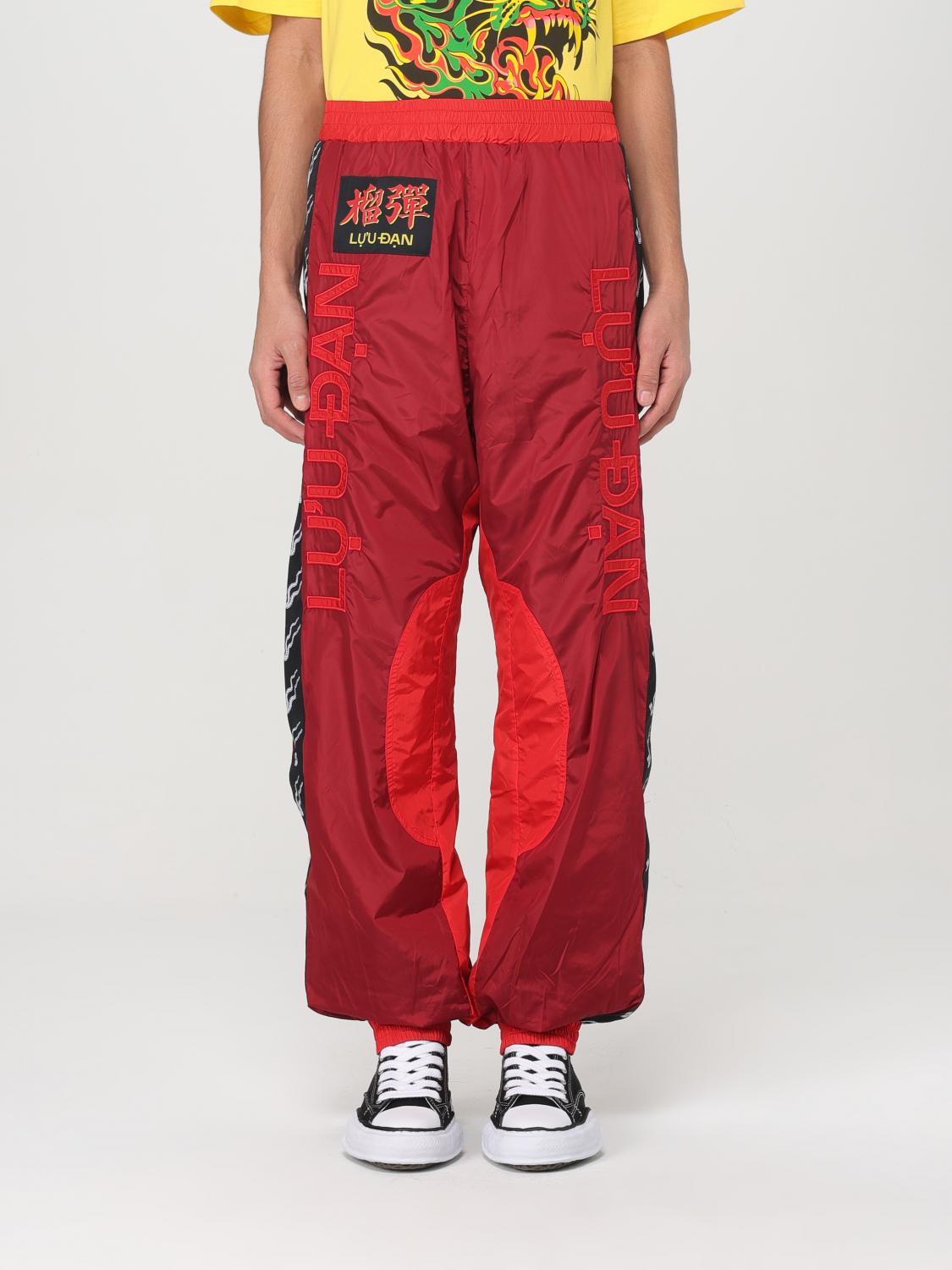 LUU DAN PANTS: Pants men Luu Dan, Red - Img 1