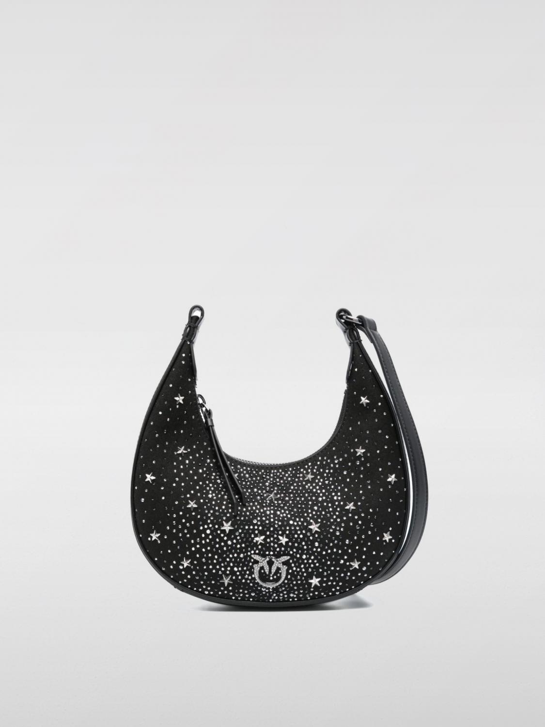 PINKO MINI SAC À MAIN: Sac porté épaule femme Pinko, Noir - Img 1