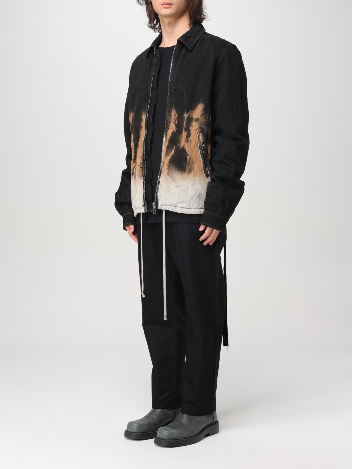 RICK OWENS DRKSHDW 재킷: 블레이저 남성 Drkshdw, 블랙 - Img 3