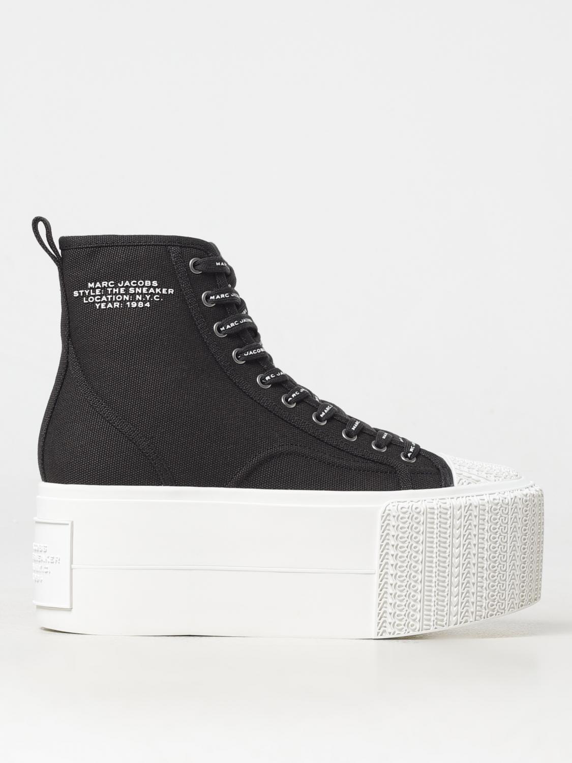 MARC JACOBS WEDGE SHOES: Sneakers woman Marc Jacobs, Black - Img 1