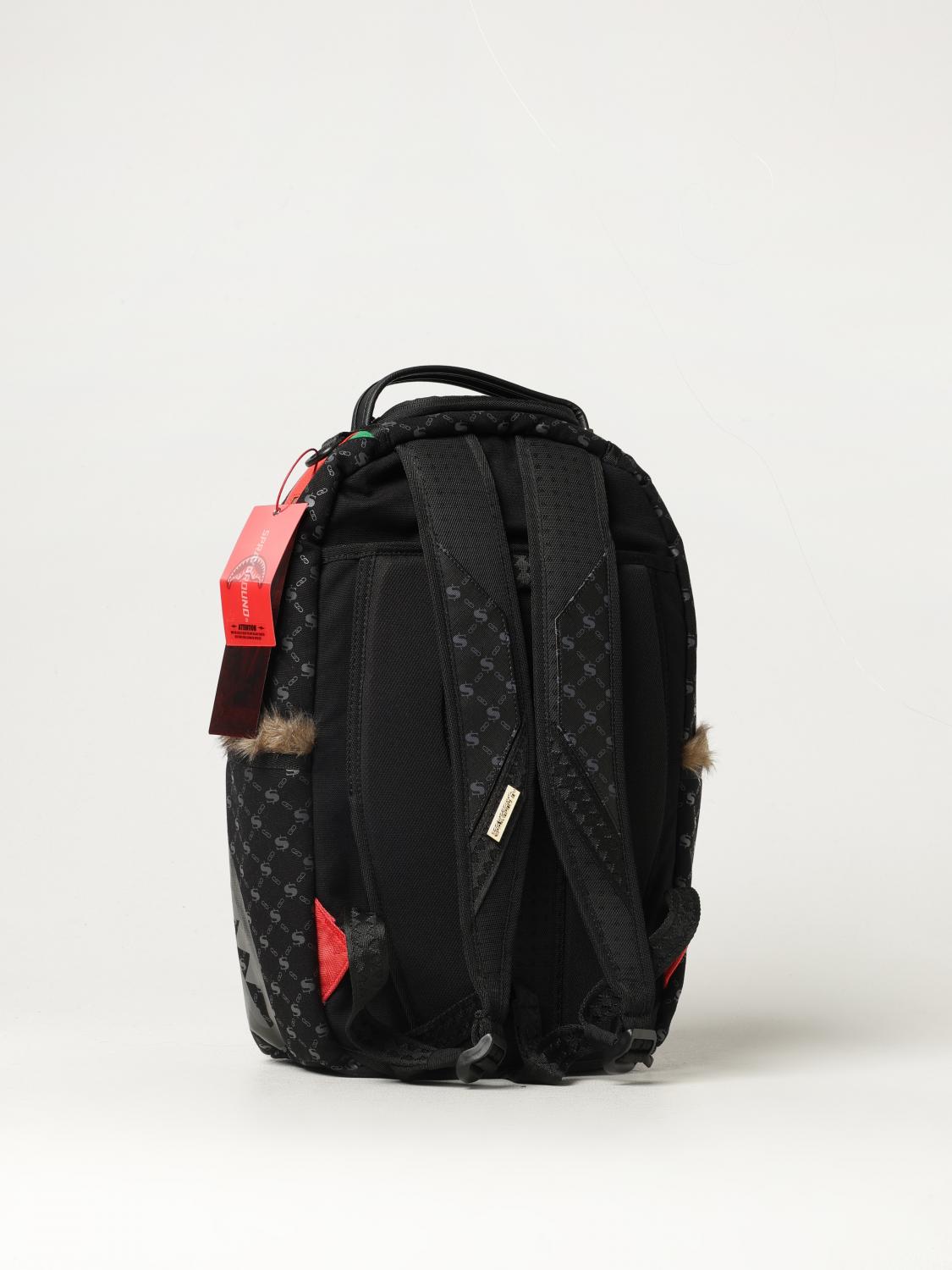 SPRAYGROUND ZAINO: Zaino Tiger Scratched Sprayground in nylon stampato , Fantasia - Img 2